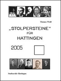 Titelblatt "Stolpersteine"