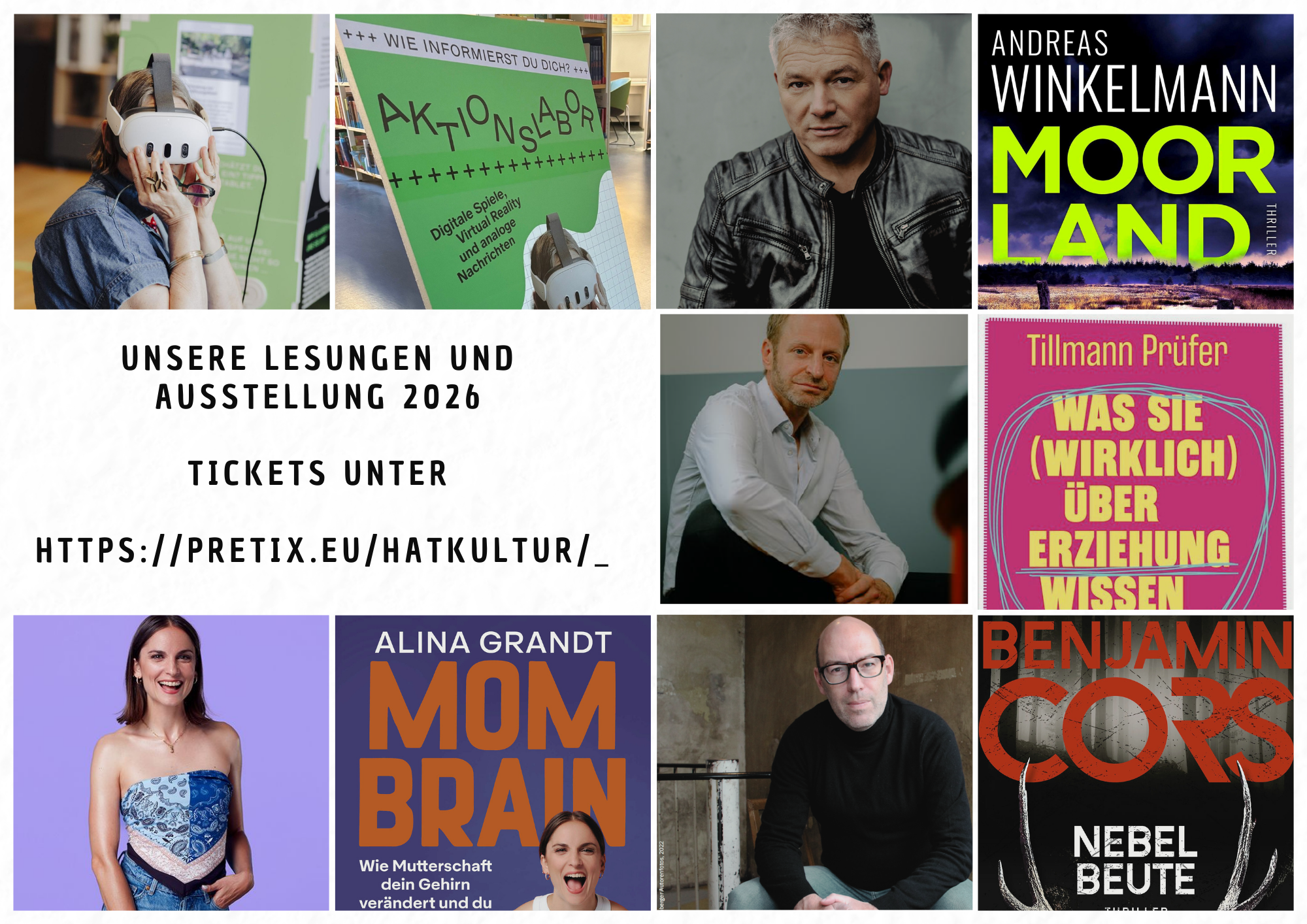 Programmübersicht vom Sommerleseclub 2025