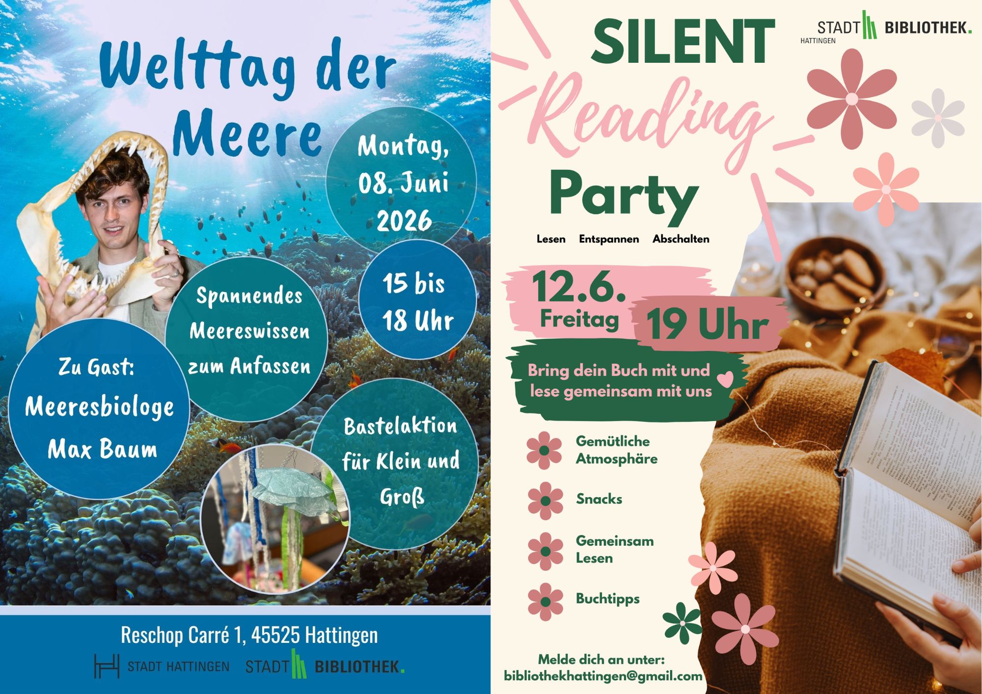 Programmübersicht vom Sommerleseclub 2025