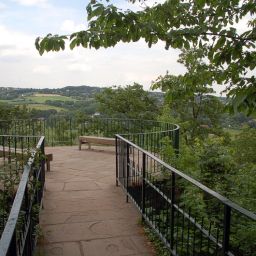 Aussichtspunkt hoch über der Ruhr.