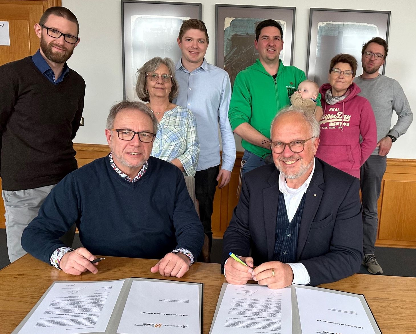 Pakt für den Sport wird im hattinger Rathaus unterzeichnet 
