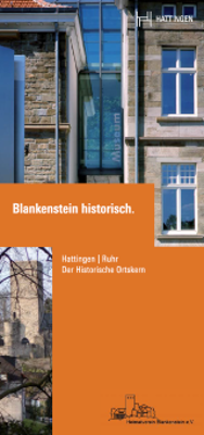 Flyer mit den Stationen des Rundgangs durch den historischen Ortskern Blankenstein