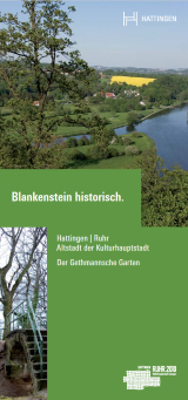 Flyer mit Informationen zum Gehtmannschen Garten