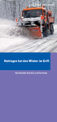 Sicherheit bei Eis und Schnee Sicherheit bei Eis und Schnee