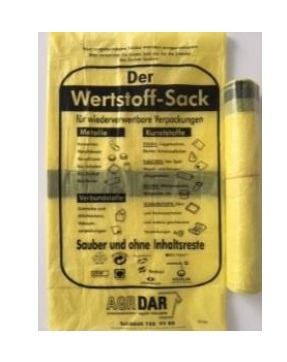 Bild von einem Gelben Sack Bild von einem Gelben Sack