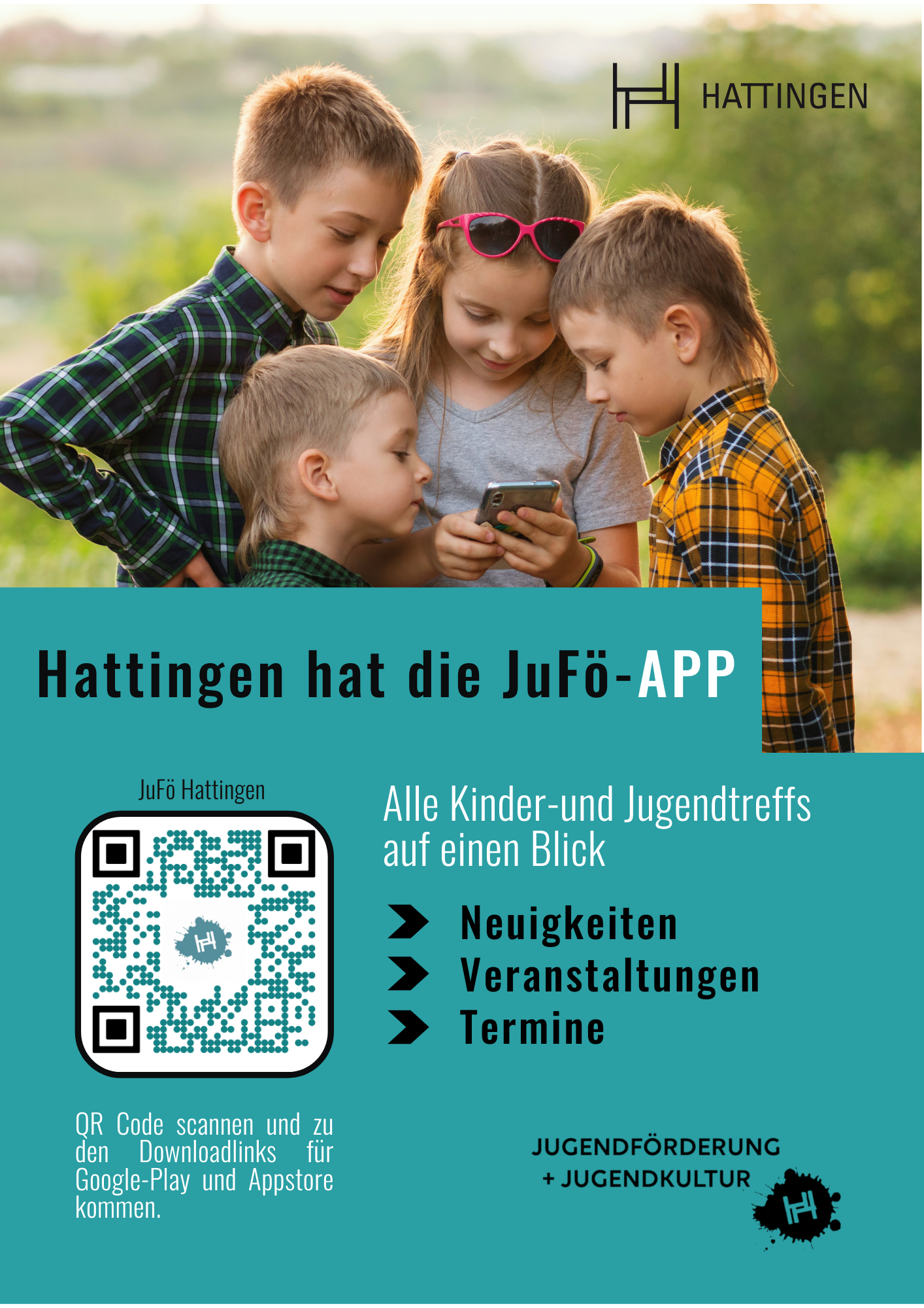 Plakat zur JuFö App