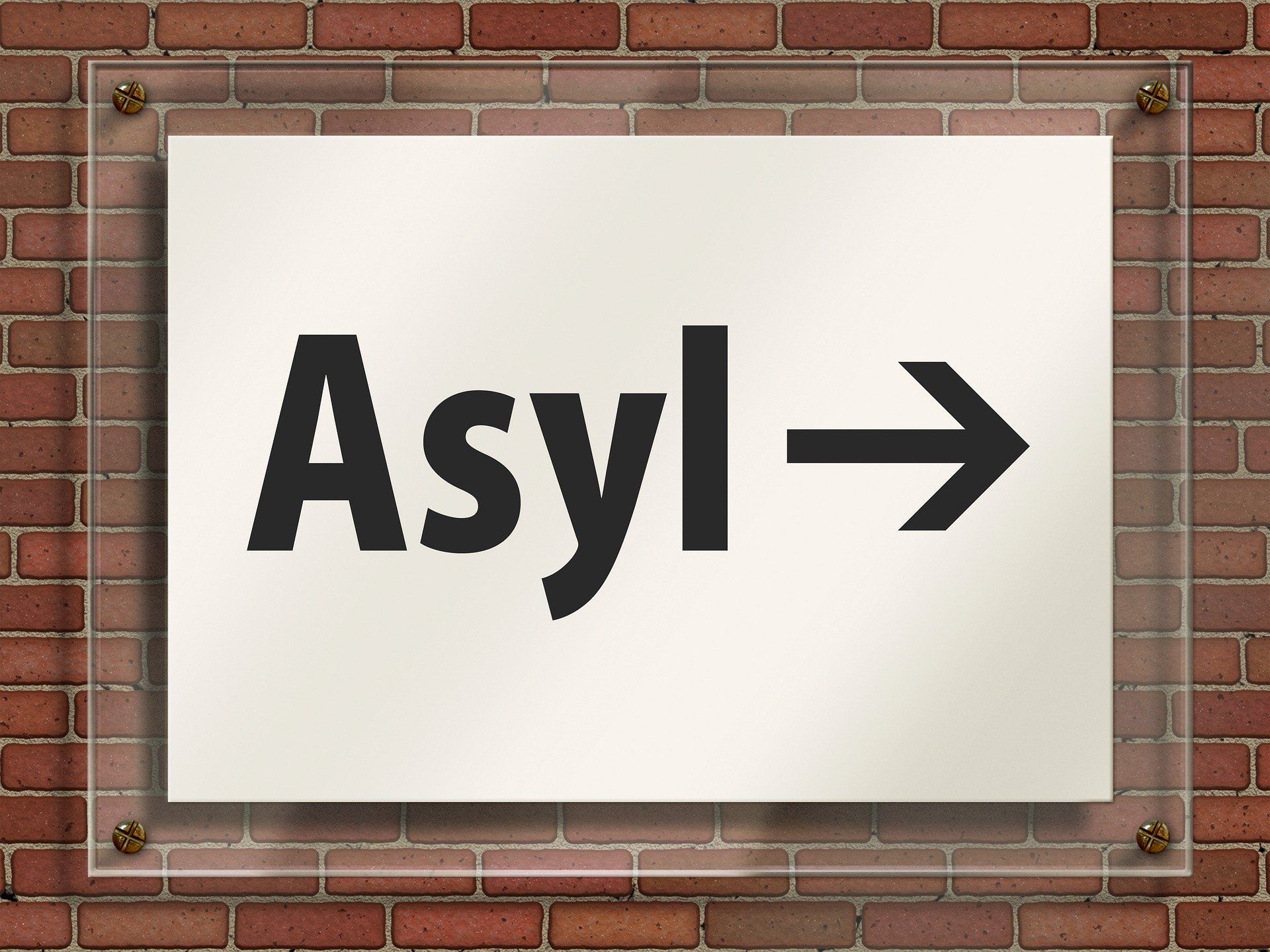 Schild Asyl