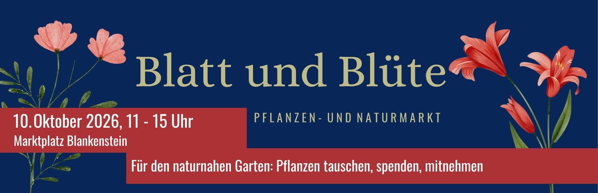 Blatt und Blüte 10.10.2026