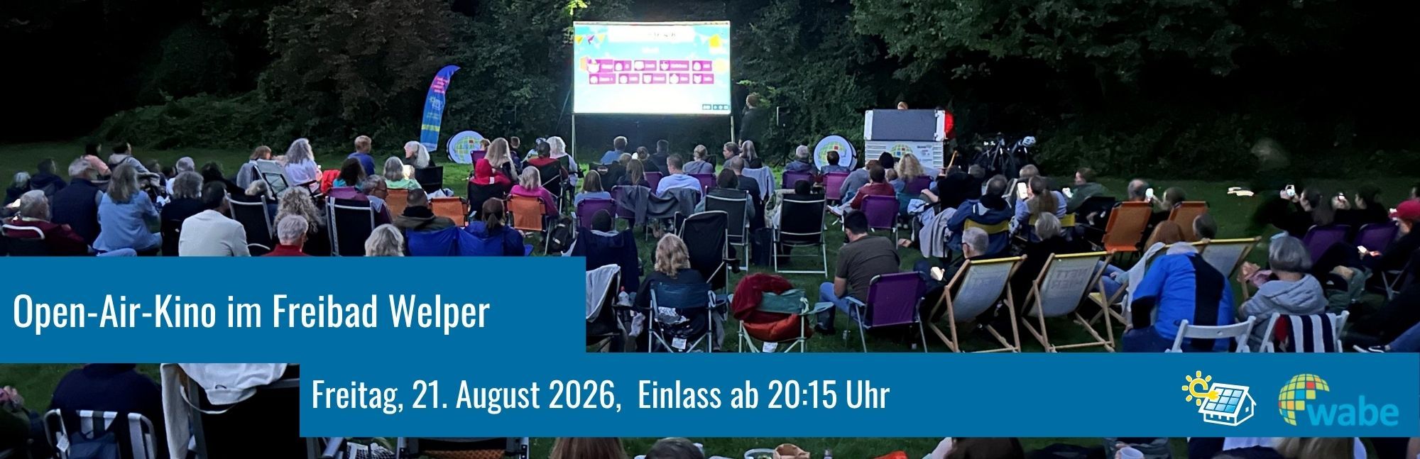 Open-Air-Kino im Freibad Welper