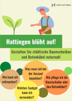 Kübelpatenschaften Handzettel
