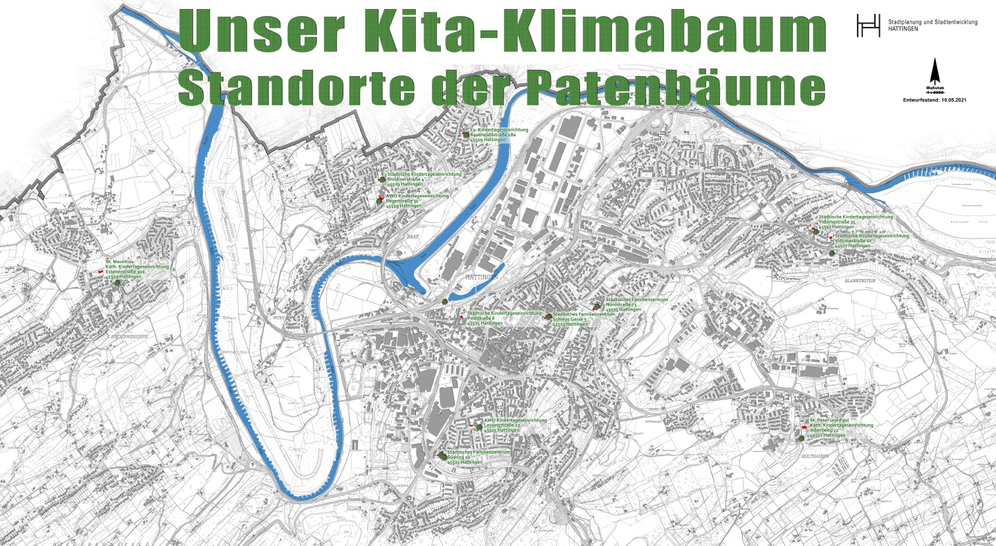 Karte der Projektkitas