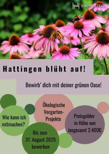Flyer Vorgartenwettbewerb 