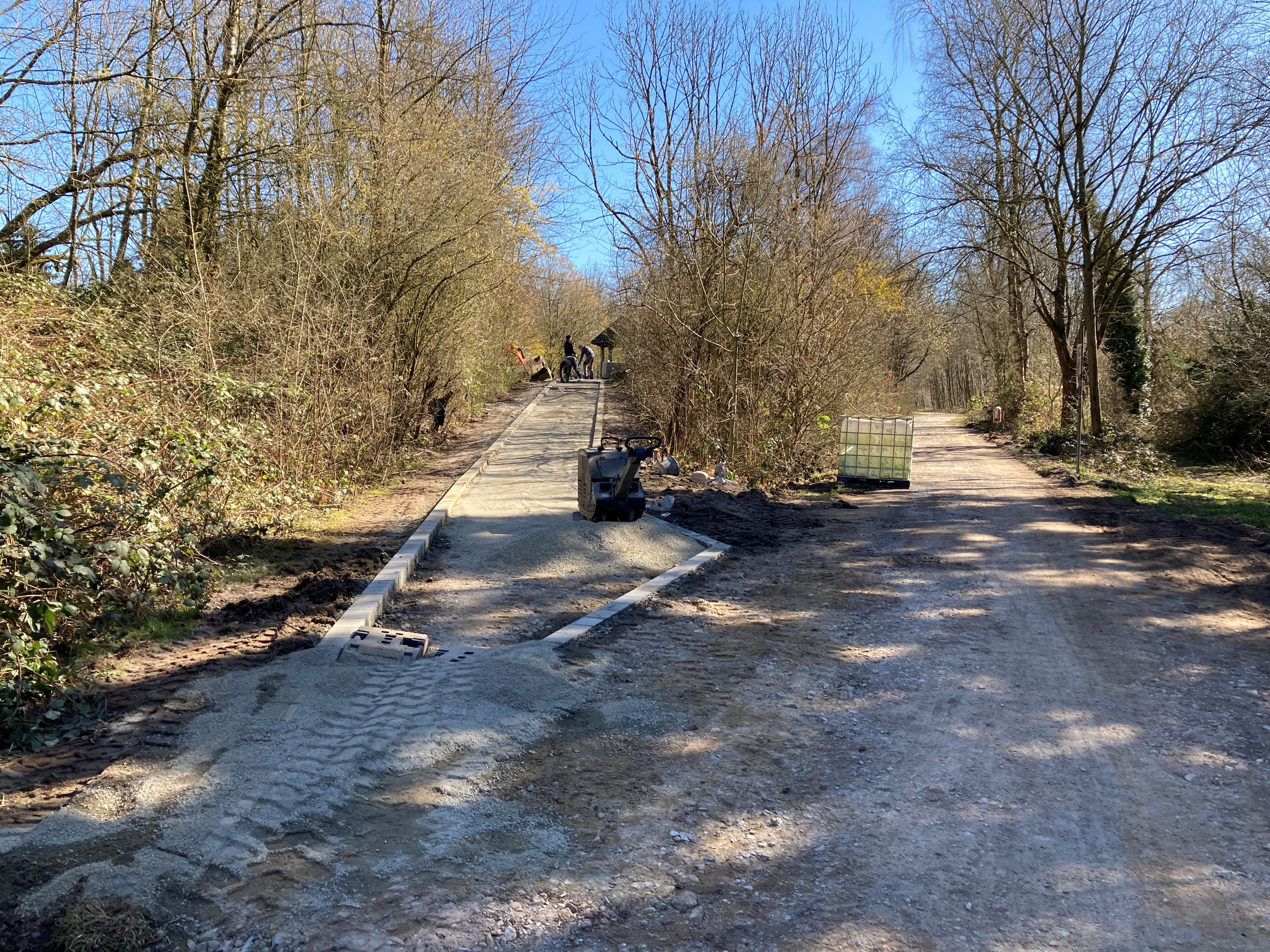 Bereich der Auffahrt zum Spielplatz in Bredenscheid 