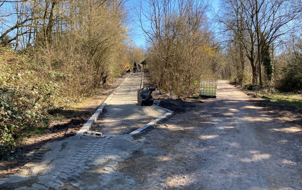 Bereich der Auffahrt zum Spielplatz in Bredenscheid 