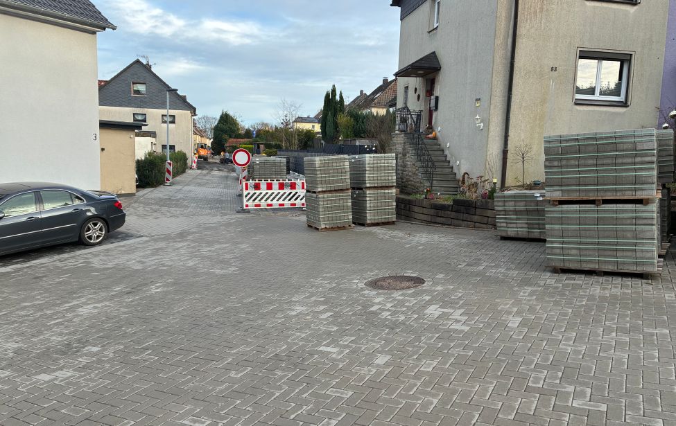 Blick aus Richtung der Marxstraße in die Rathenaustraße