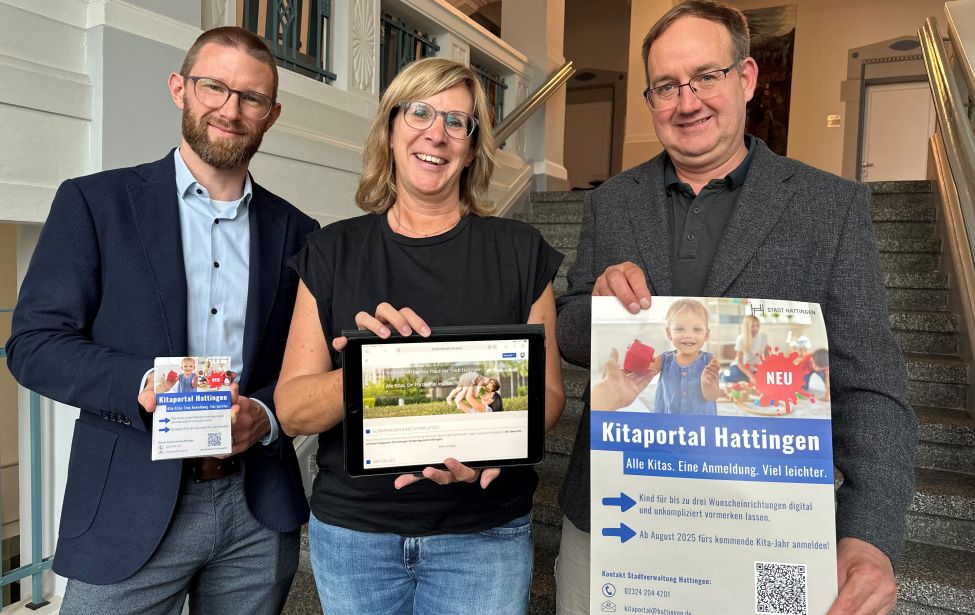 Das Hattinger Jugendamt stellt das neue Kitaprtal vor.
