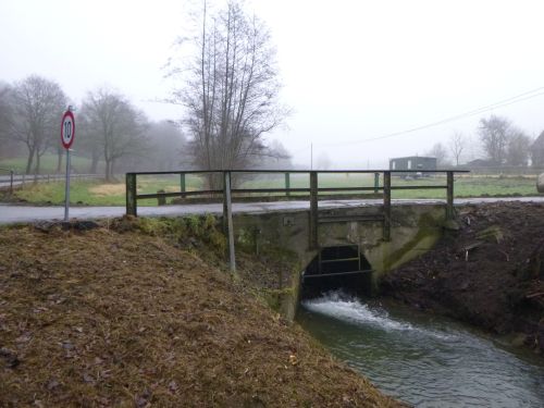Brücke im Wodantal vor dem Neubau.