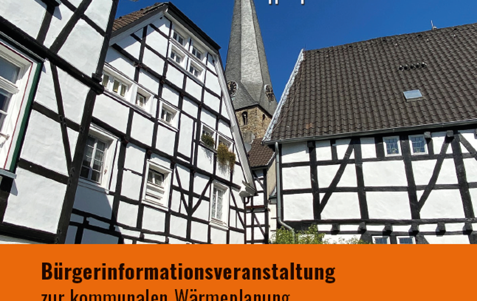 Informationsveranstaltung zur kommunalen Wärmeplanung in Hattingen 
