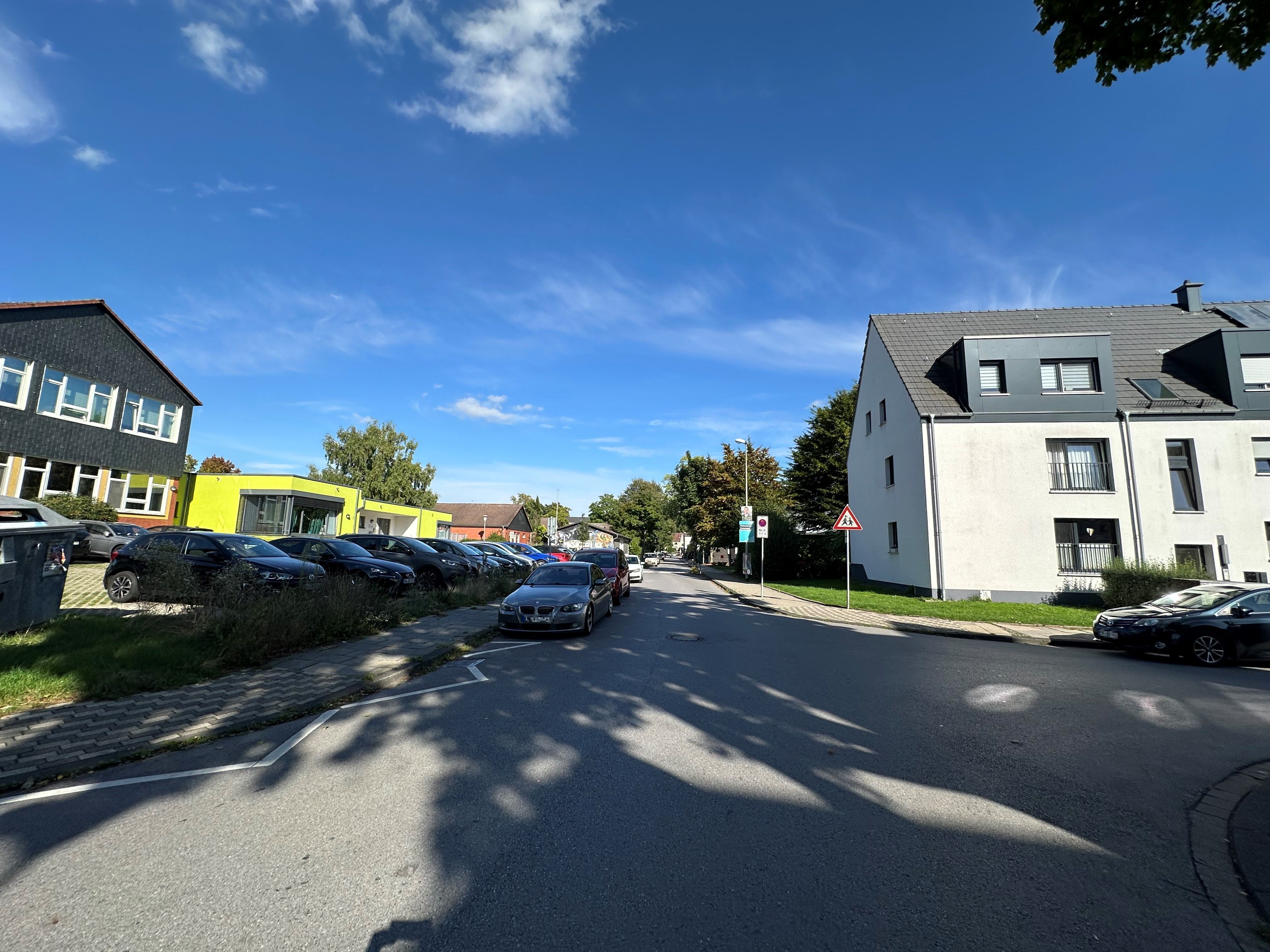 Blick auf die Lessingstraße Ecke Goetehestraße