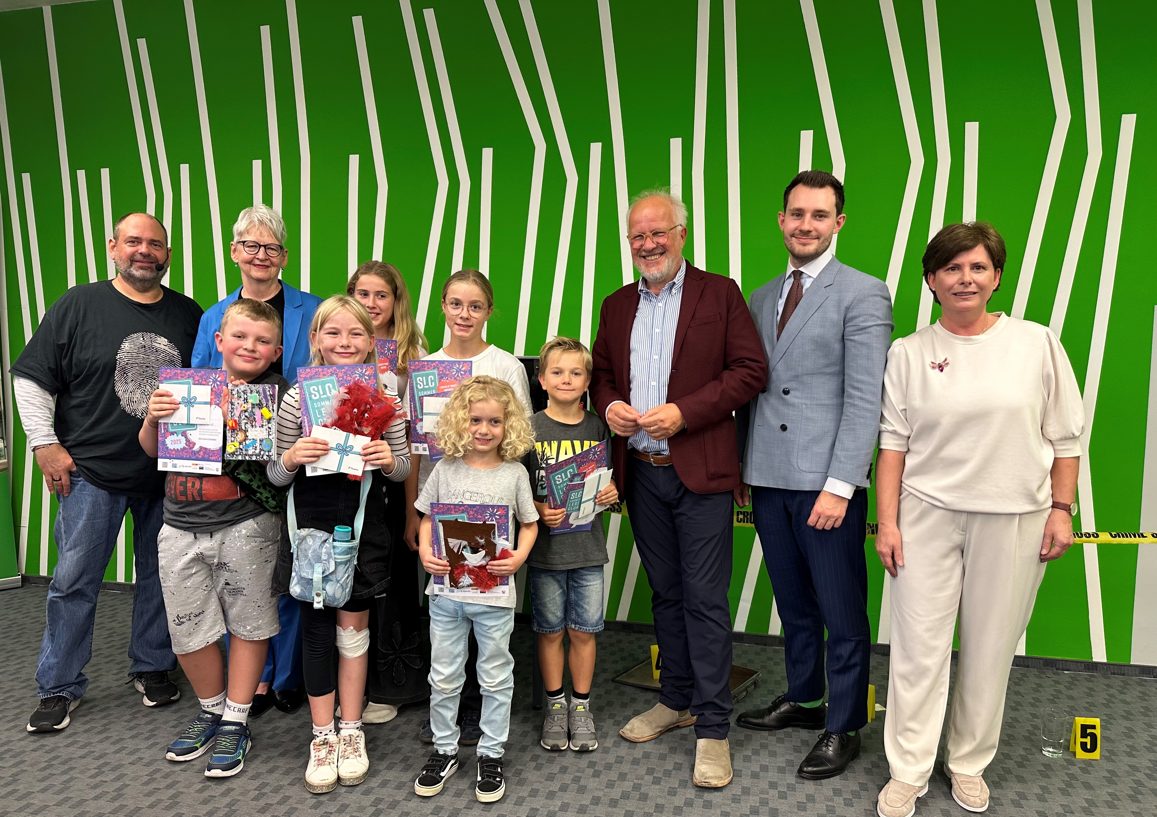 Der Sommerleseclub wurde auch in diesem jahr gebührend in der Stadtbibliothek verabschiedet.