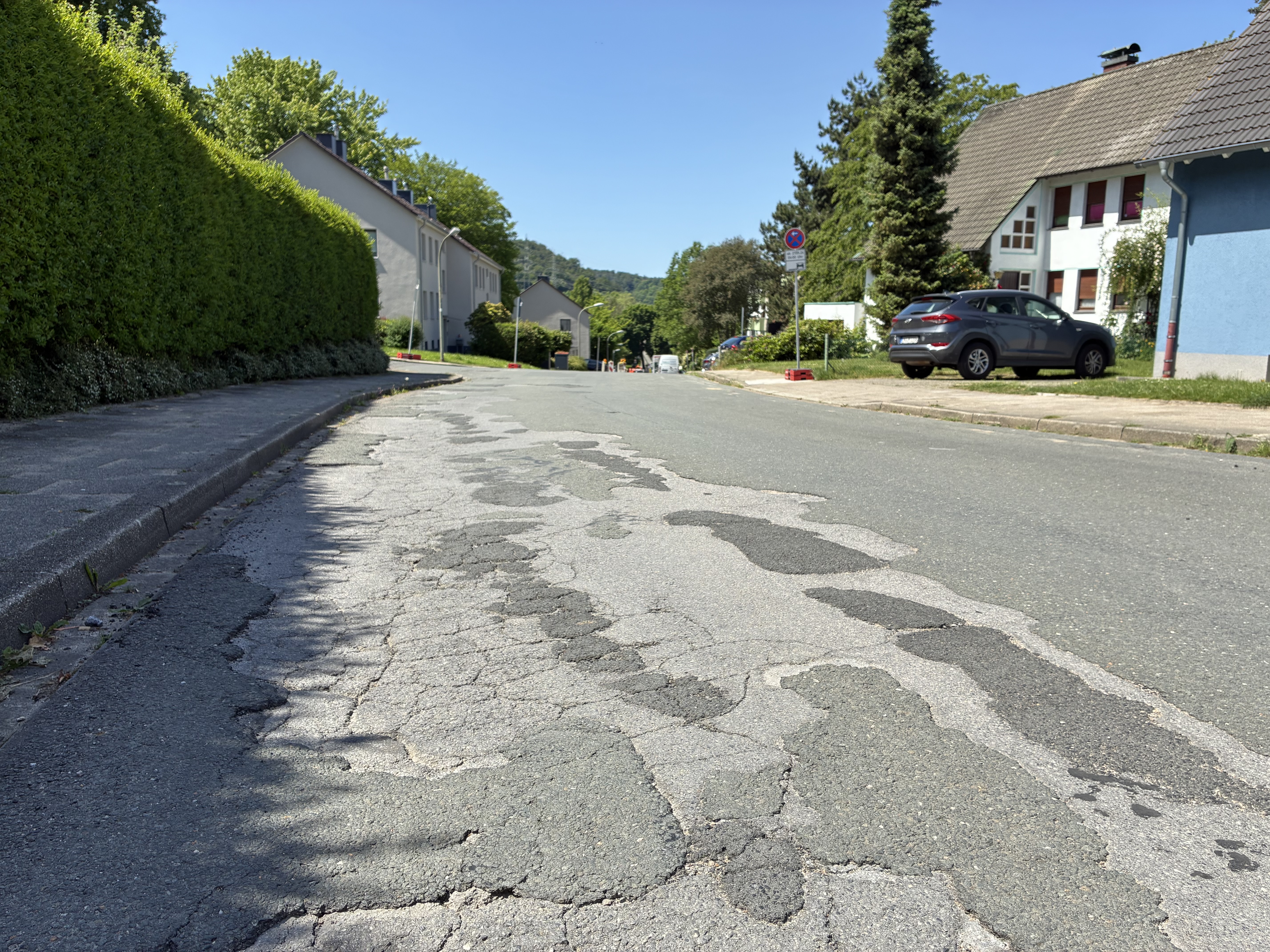 Abschnitt der Otto-Hue-Straße zwischen Eschenholt und Grünstraße 