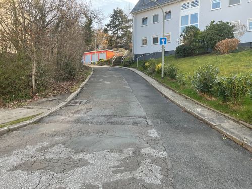 Aktueller Zustand der Körnerstraße 