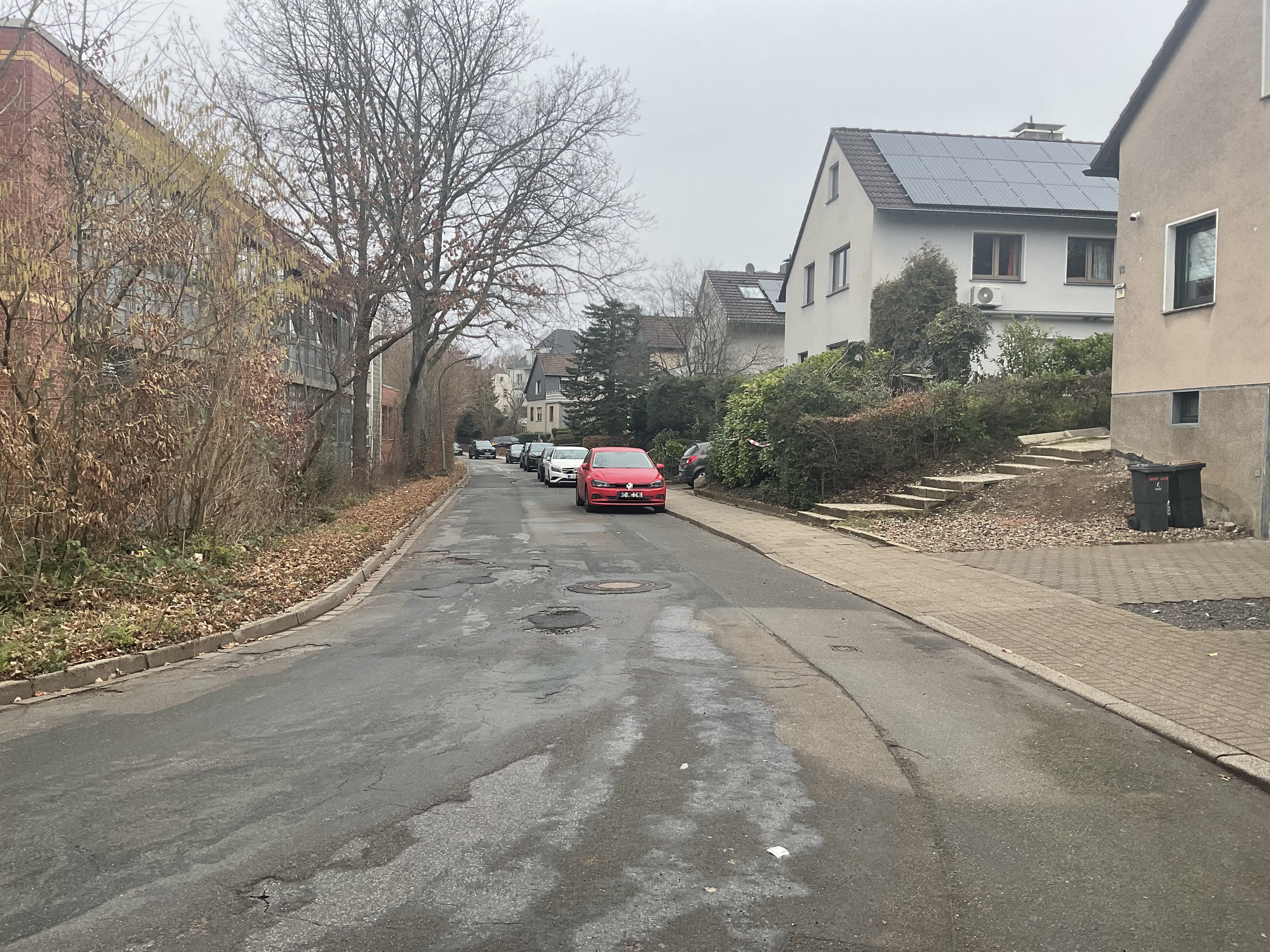 Aktueller Zustand der Pestalozzistraße