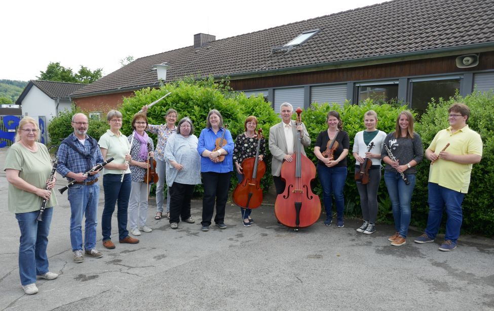 Gruppenfoto des Kammerorchesters