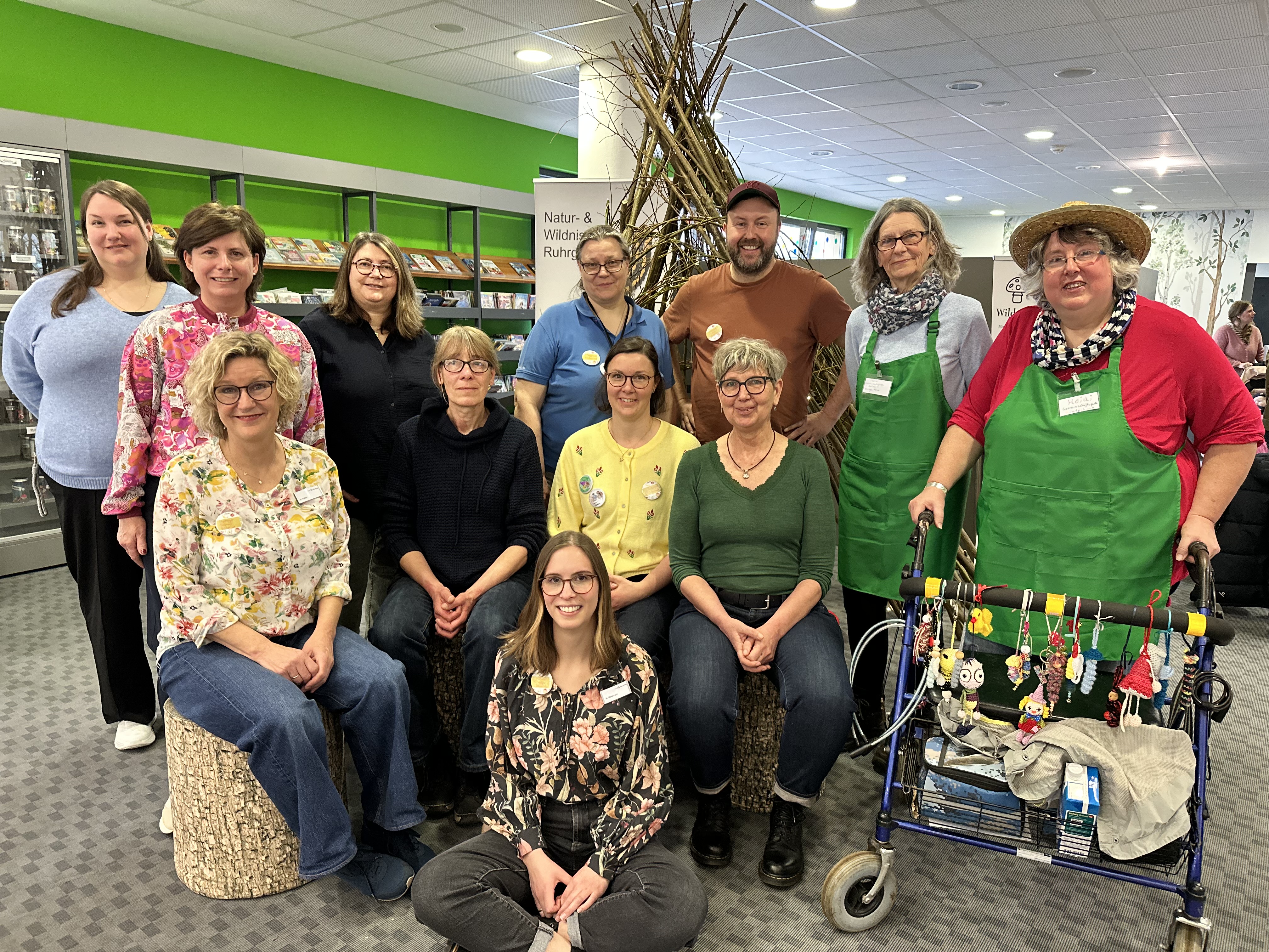 Organisationsteam rund um die Saatgutbibliothek 