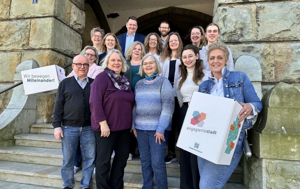 Das Netzwerk Engagierte Städte NRW zu Besuch im Hattinger Rathaus 