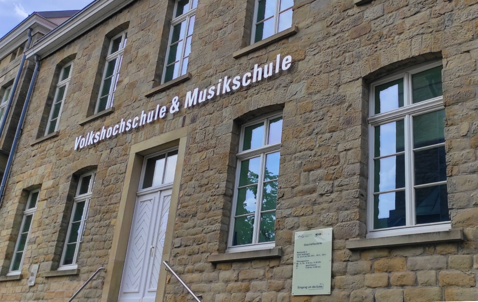 Geschäftsstelle der vhs und Musikschule Hattingen