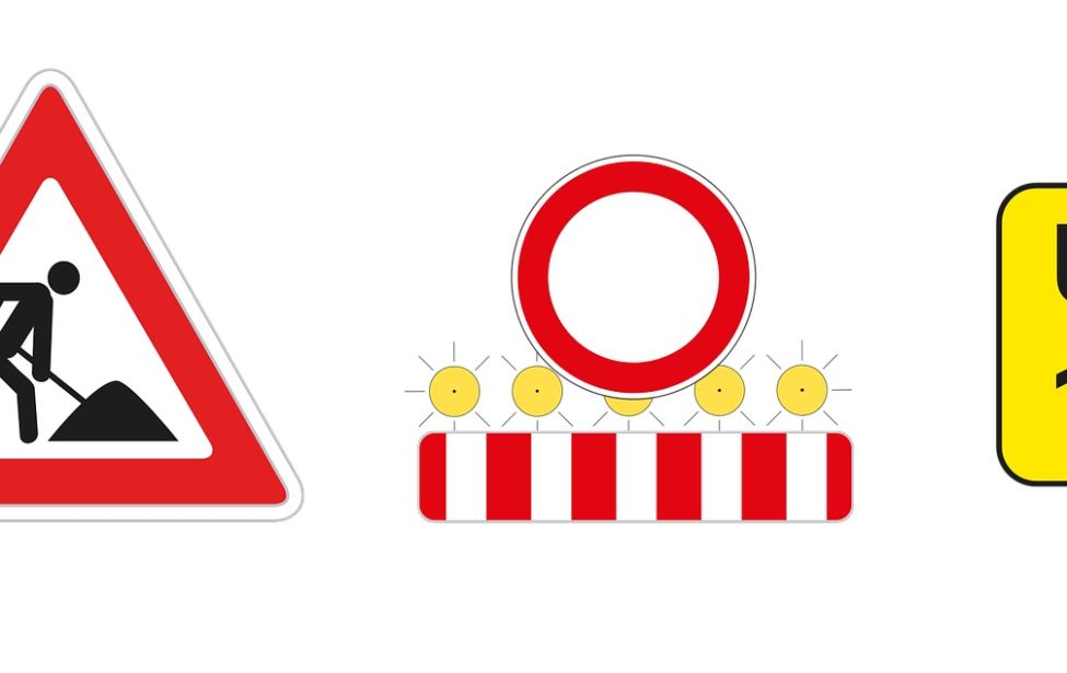 Baustellenschilder 