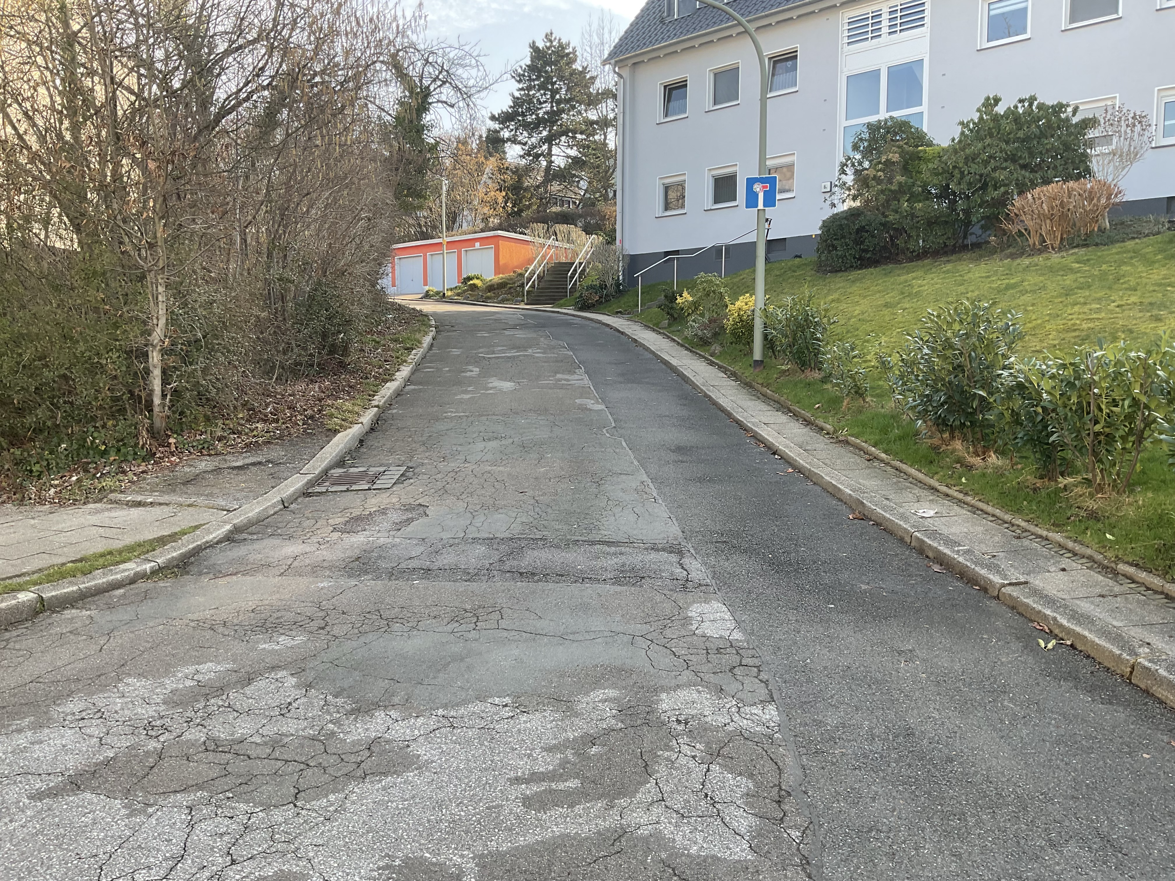 Körnerstraße im jetzigen Zustand Körnerstraße im jetzigen Zustand