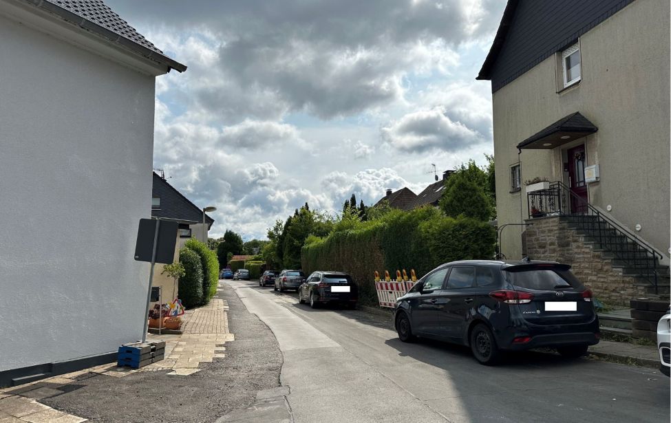 Aktueller Zustand der Rathenaustraße in Welper.