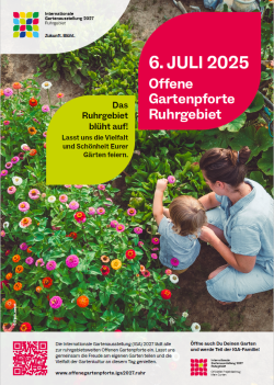 Plakat Offene Gartenpforte
