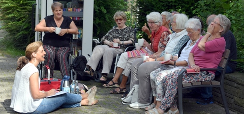 Treffen an der Schmökerbude