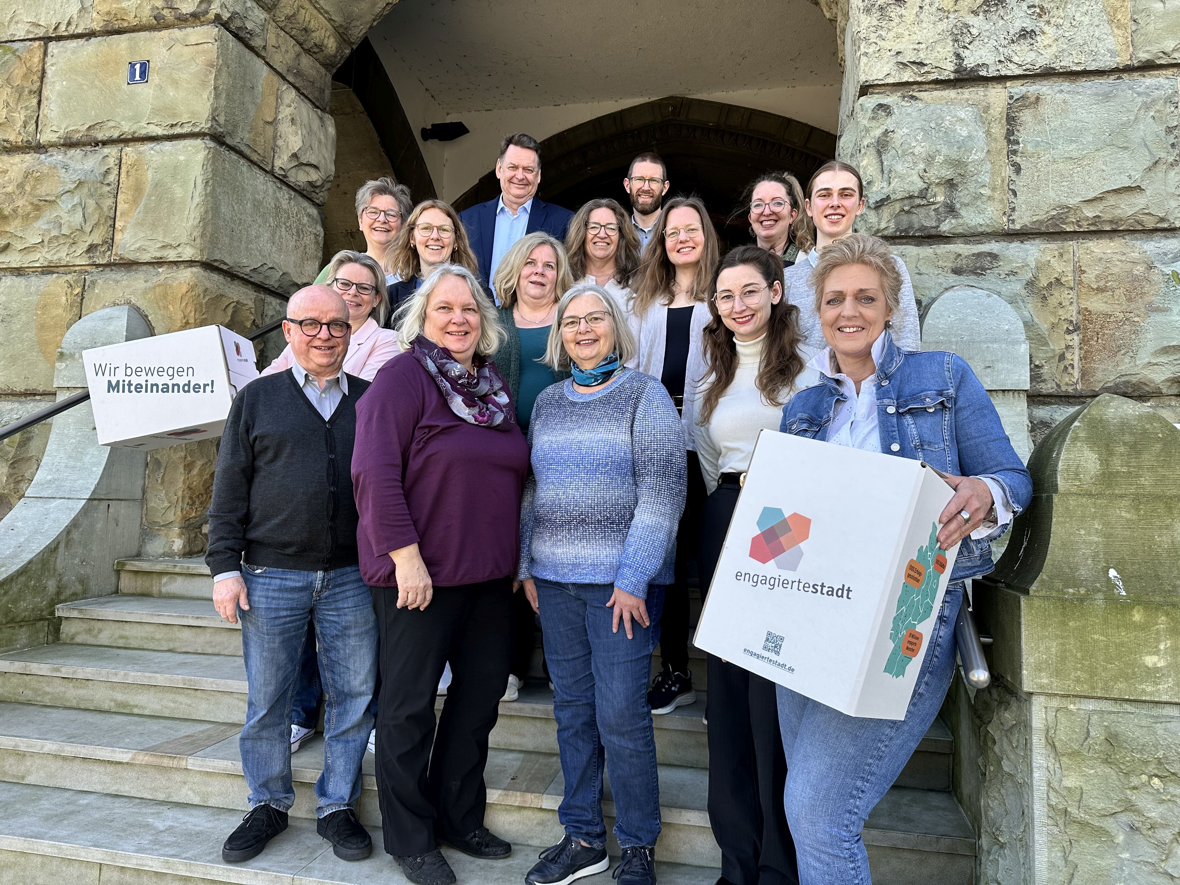 Netzwerk Engagierte Städte NRW zu Besuch im Hattinger Rathaus 