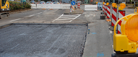 Straßenbauarbeiten