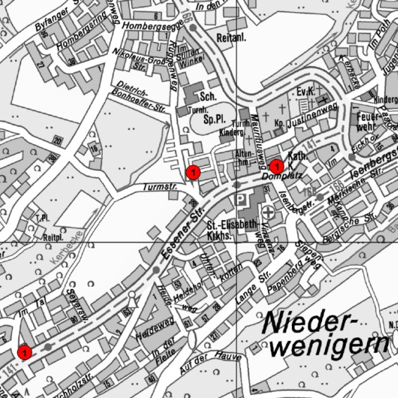 Skizze Niederwenigern