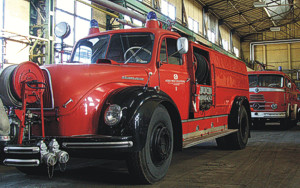 Historisches Feuerwehrauto