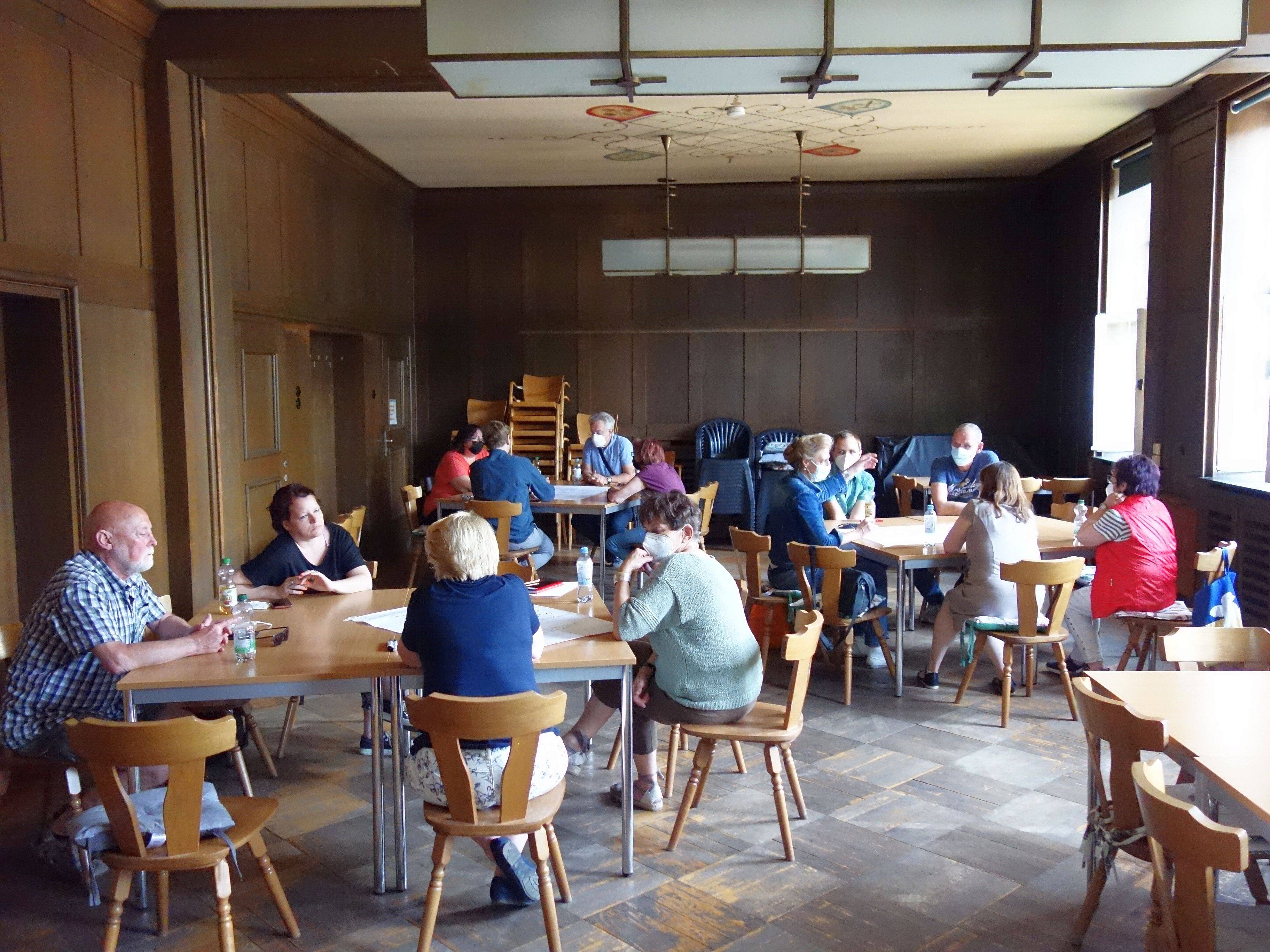 Workshop im Gemeindeamt Welper.
